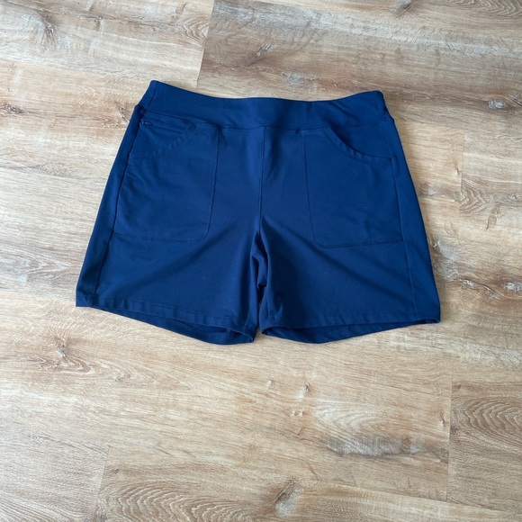 Lands' End Women's Active 5 Pocket Shorts Size L 14-16 - Picture 4 of 8